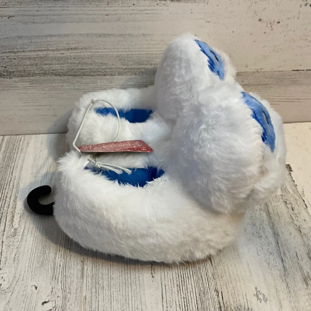 Rudolph The Red Nose Reindeer Snowman Slippers Size 4 NEW